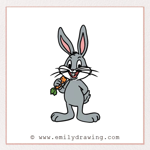 Preview of Bugs Bunny drawing